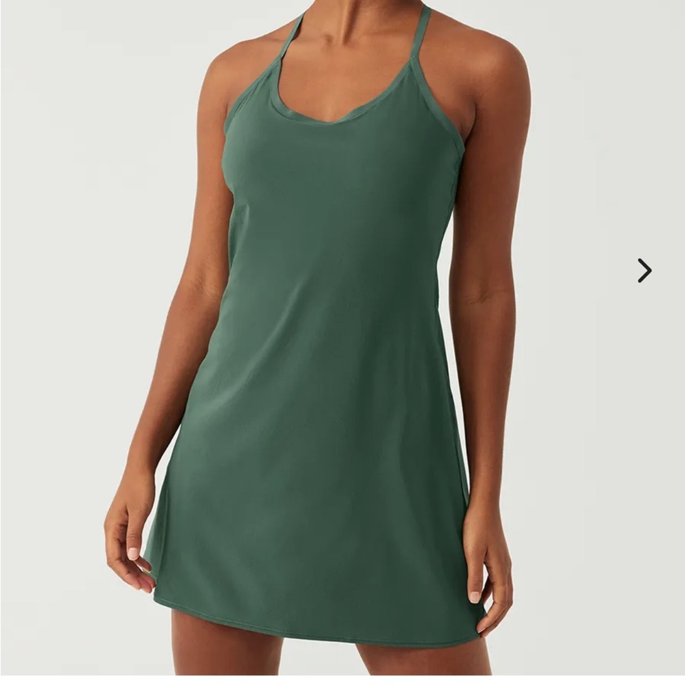 Outdoor voices green exercise dress